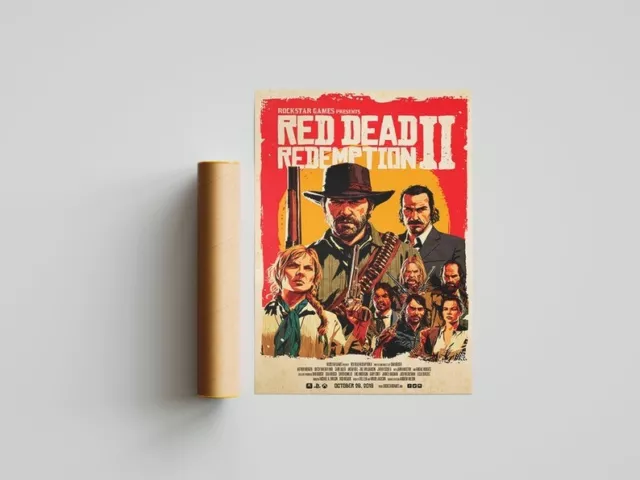 Red Dead Redemption PS3 XBOX ONE 360 Premium POSTER MADE IN USA - OTH684