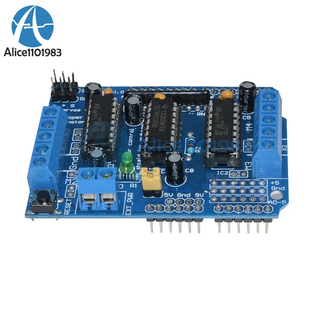 CARTE D'EXTENSION BOUCLIER d'entraînement moteur L293D pour Arduino