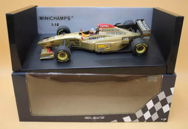 Minichamps 1:18 Scale Formula 1 960011 Jordan Peugeot 196 1996 R Barrichello