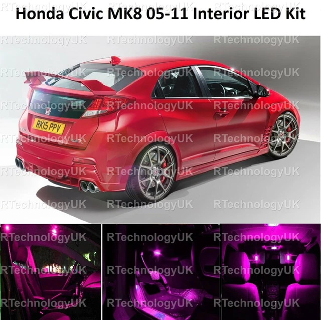 Limastar Xenon White 6000K Headlight Upgrade Kit For Civic FN2 (2005+) – H1 & H7 Bulbs, 6-Piece Set