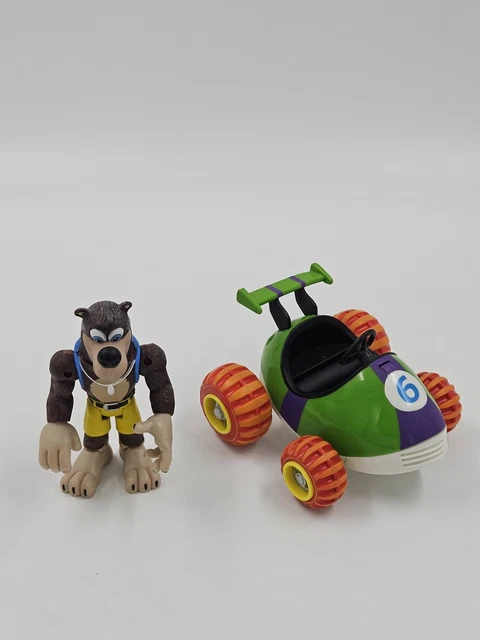 ディディーコングレーシング N64 バンジョー トイビズ1999 BANJO NINTENDO 64 N64 Diddy Kong Racing Toy Biz Toy Race Kart Car