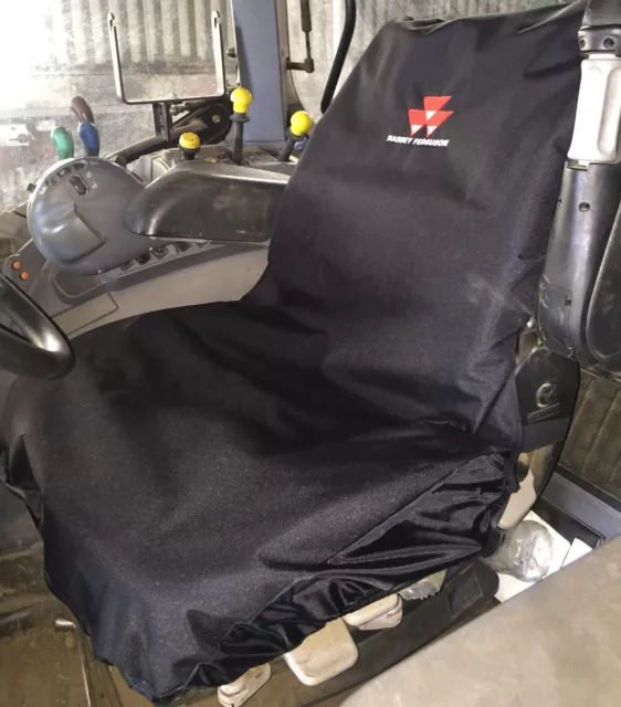 Embroidered with Massey Ferguson Logo Heavy Duty Waterproof Tractor Seat Cover