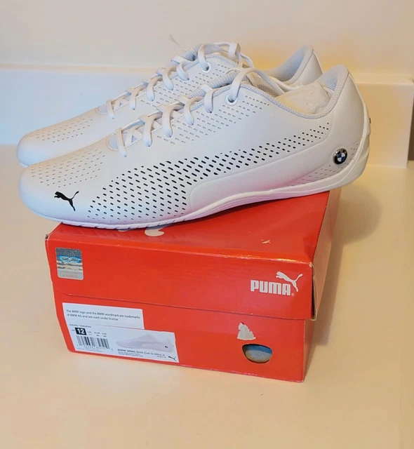 BMW MMS Drift Cat Ultra II Puma White Men's Trainers BMW Logo UK 11 Size US 12