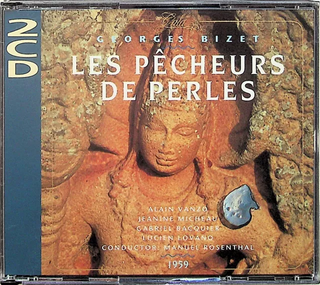 BIZET Pearl Fishers/Les Pecheurs de Perles Live 1959 Rosenthal 2-CD ALAIN VANZO