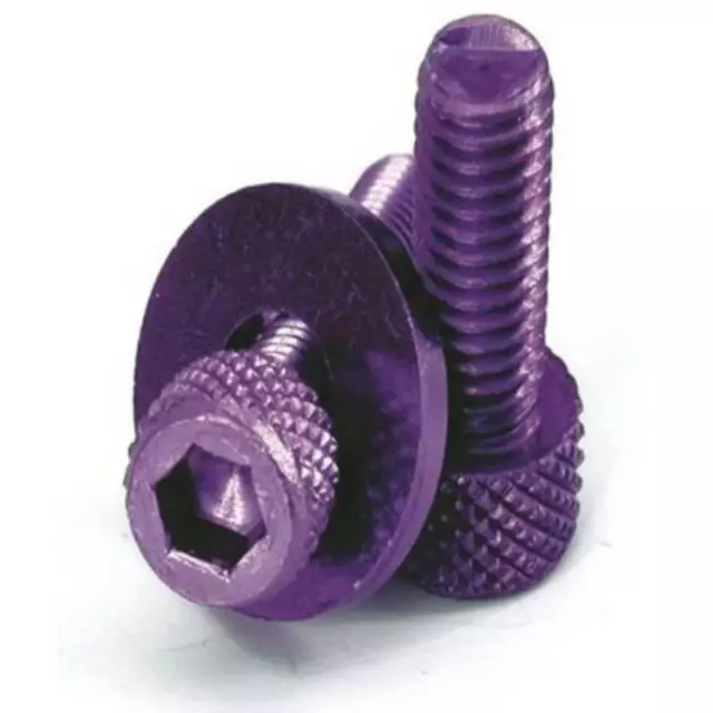 158 M5/6 Kit Fixations Clip Vis Boulons de Carénage violet moto Universal  PUR FR