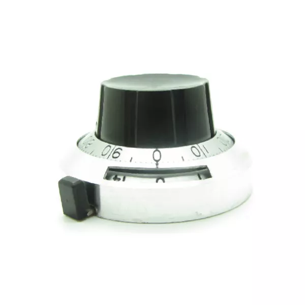 46mm Dial Multi-Turn 15 Turns Potentiometer Pot Knob Cap for 6.35mm Shaft 3590S 3