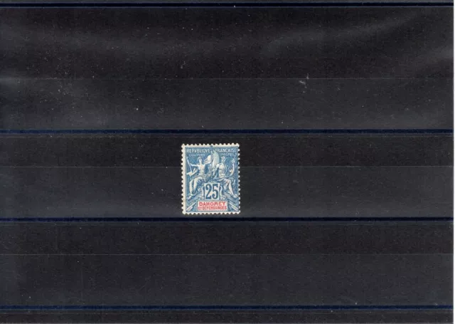 Timbre Dahomey France Colonie 1900 N°4 Neuf* Mh