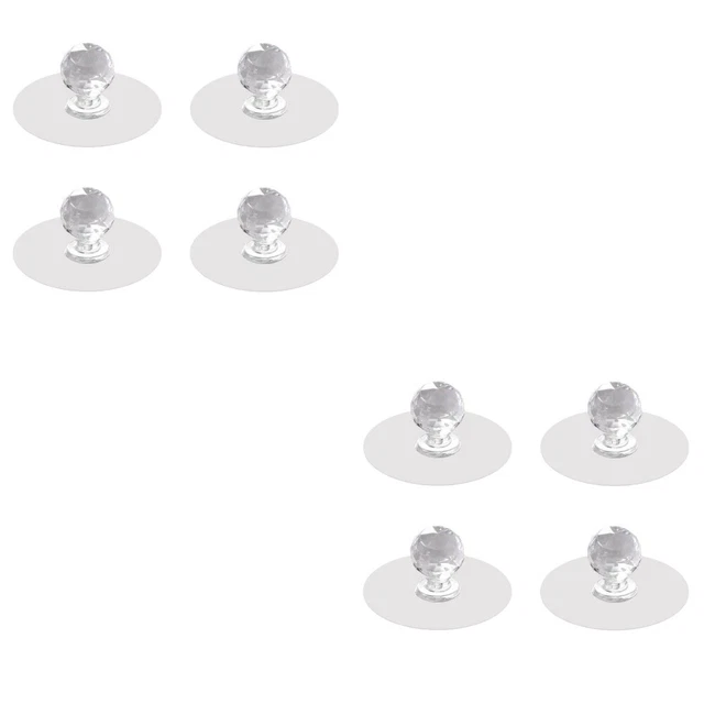 8 Pcs poignées de porte de placard Knobs For Dresser Drawers Boutons Armoire à t