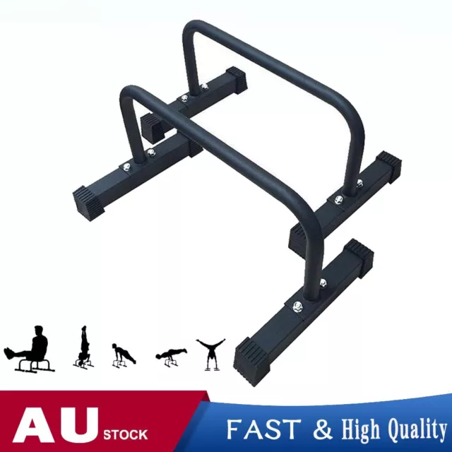 Steel Parallel Dip Bars - Push Up Bar – Heavy Duty for Gymnastics Home Training