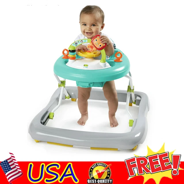 Toddler Baby Walker Removable Activity Toy Station Seat Pad Push Along Walking