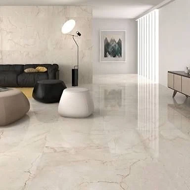 Marmor Boden Naturstein Boden Belag Wand Fliesen Crema Fliese 60x60 5m² Sofort