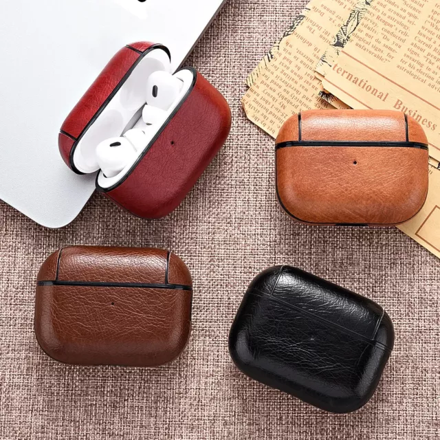 Plastic Hard Leather Cover for AirPods Pro 2 Case for AirPods Pro2 Pro 2nd GEN F