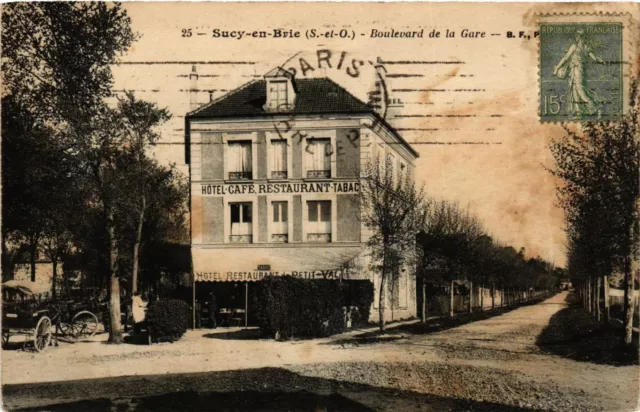 CPA AK SUCY-en-BRIE Boulevard de la Gare (869703)