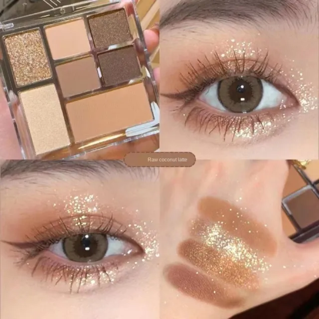 Impermeabile Palette di ombretti Moda Ombretto Glitter Ombretto opaco  Ragazza