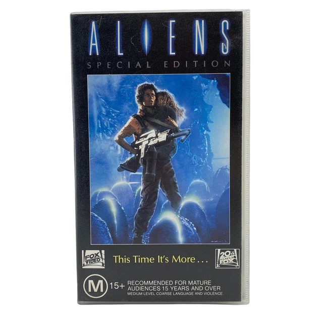 ALIENS SPECIAL EDITION VHS Video Tape Sigourney Weaver 1986 Action Sci ...