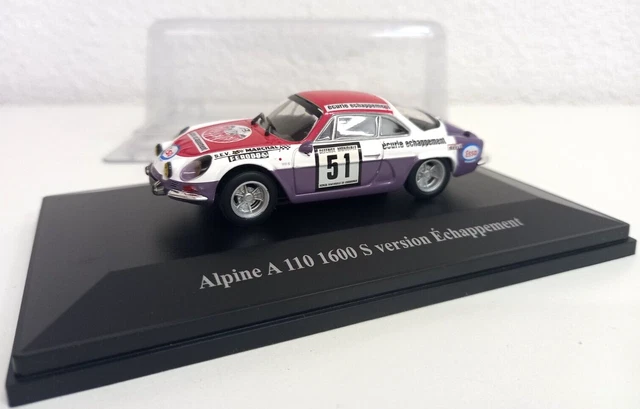 Eligor 1/43 – Alpine Renault A110 1600 SX Berlinette 1973 – Bleue (NEUVE)