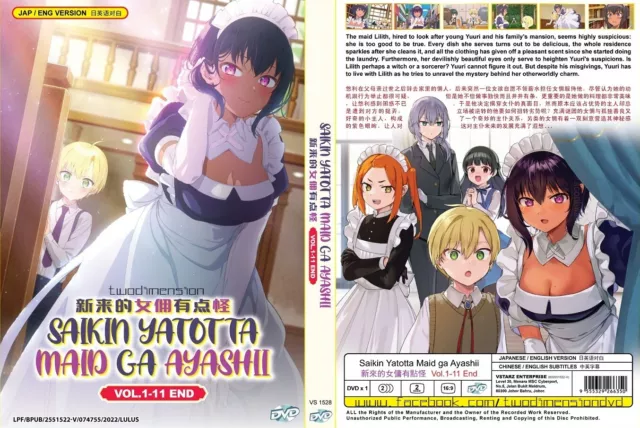 ANIME DVD~ENGLISH DUBBED~Saikin Yatotta Maid Ga Ayashii(1-11End)All region+GIFT