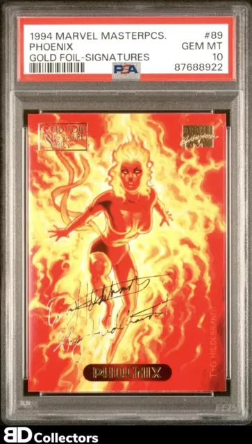 PHOENIX GOLD FOIL SIGNATURES PSA 10 POP 2 #89 1994 Marvel Masterpieces GEM MINT