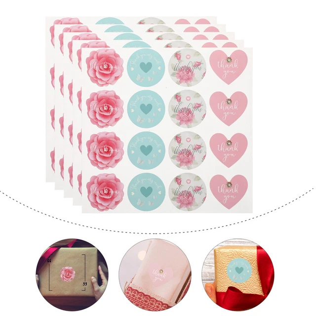 1 rolle Danke Dicht Aufkleber Herz Danke Aufkleber Hochzeit Party Favors