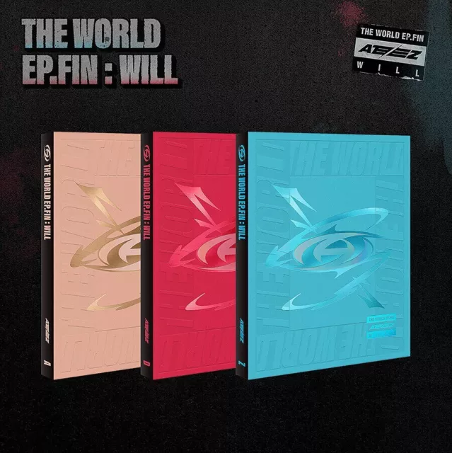 ATEEZ [THE WORLD EP.FIN : WILL] 2nd Album RANDOM CD+Foto Buch+2 Sticker+3 Karte