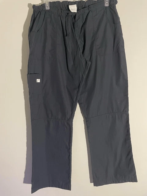 Butter Soft Size XL Gray Drawstring Scrubs