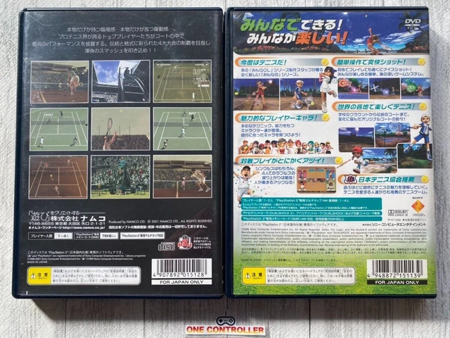 SONY PlayStation 2 PS2 Smash Court Pro Tournament & Minna No Tennis from Japan 2