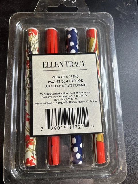 a Pack of 4 Pens Ellen Tracy Designs