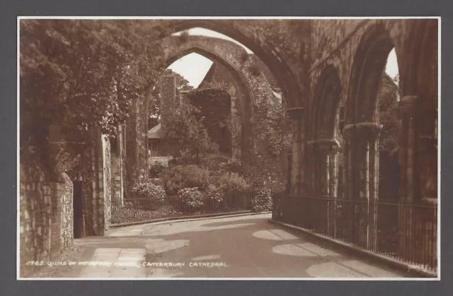 #2762 Ruins of Infirmary Chapel, Canterbury Cathedral. Judges Postcard Picture