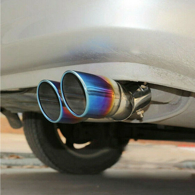 Accessori tubo coda tubo di scarico posteriore doppio scarico per auto SUV punta gola
