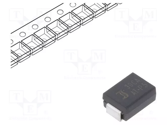 Diode : Tvs 33,3÷36,9V Bi Directionnel 600W 5% 12,4A Smb