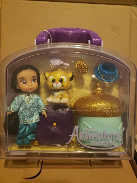 Disney Animators Collection Mini Doll Play Set “Princess Jasmine” (NEW & SEALED)