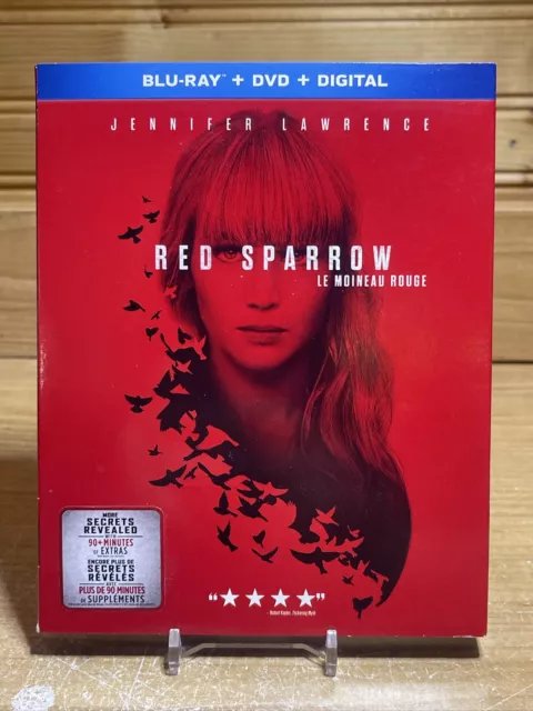 Red Sparrow (Blu-Ray & DVD, 2018, 2-Disc Set) Jennifer Lawrence