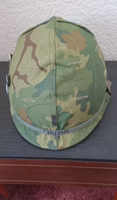 Vietnam War M1 Helmet With Repro Liner And Items