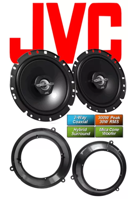 JVC Koax Lautsprecher für FIAT PANDA Typ 169  2003 - 2012  Türen Front