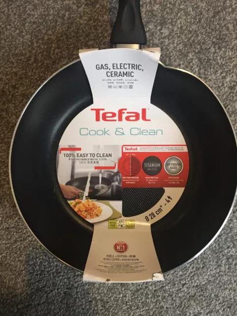 Tefal Easy Cook & Clean Frying Pan 28cm Non-Stick Thermo-spot Healthy Cooking