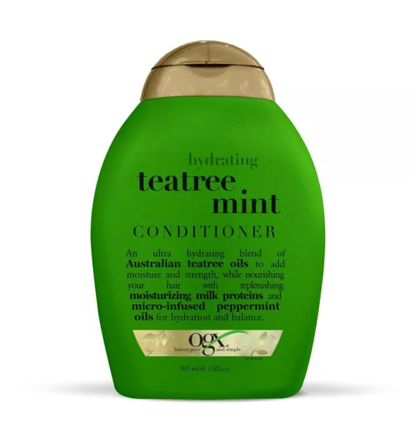 OGX Conditioner, Hydrating TeaTree Mint, 13oz