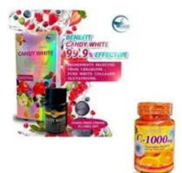 6 Sachets De Poudre Yuri Wink - Éclaircissant Peau Avec Gluta, Collagène, Vitamine C - Neuf, Non Marqué