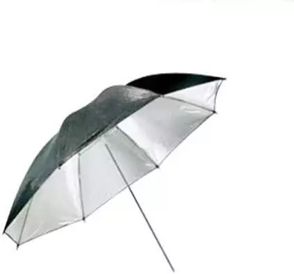 Ex-Pro Umbrella  36" 91cm Photo Light Studio Diffuser Reflector Black & Silver