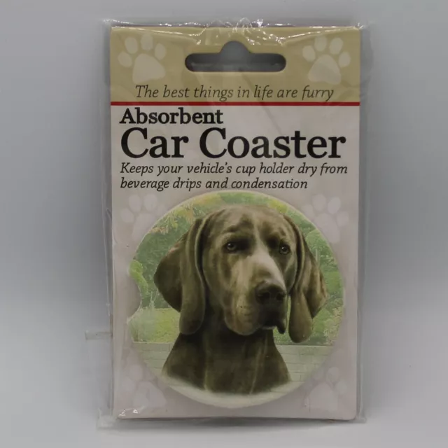 Super Absorbent Car Coaster - Dog - Weimaraner