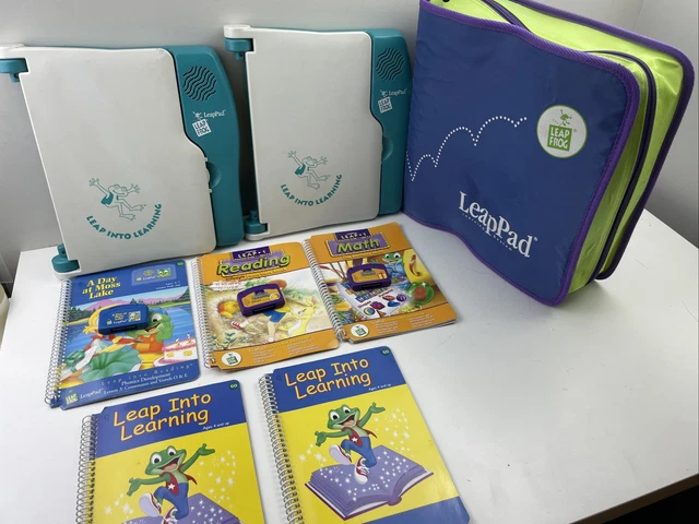 LEAPPAD LEAP FROG 2 LEARNING  SYSTEMS Tested Working BOOKS & CARTRIDGES w/ Case