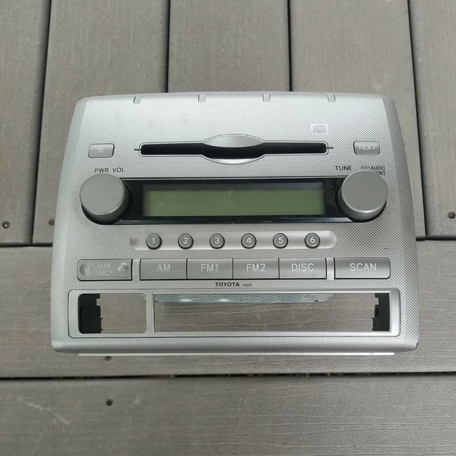 OEM TOYOTA Am Fm Radio 6 Cd Disc Changer Player Stereo Head Unit