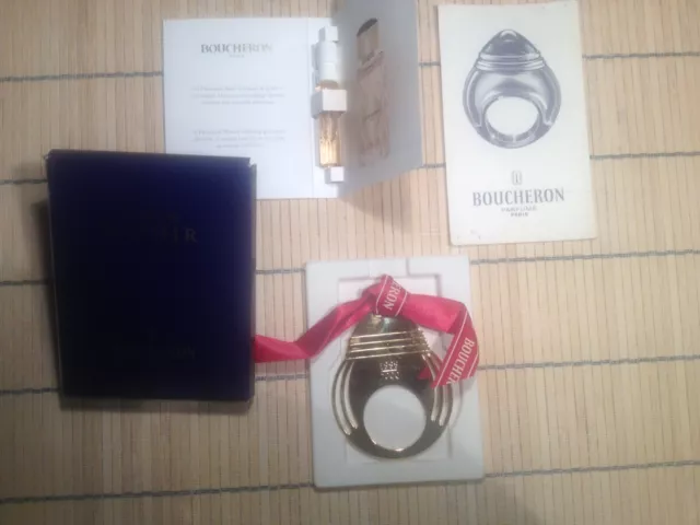 BOUCHERON Jaipur médaille place Vendôme tube parfum de collection vintage