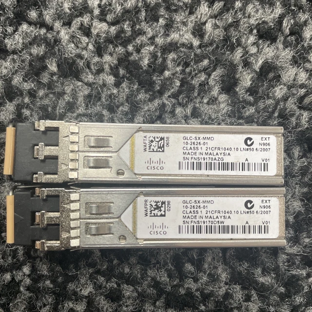 Cisco GLC-SX-MMD 10-2026-01 Job lot Of 2