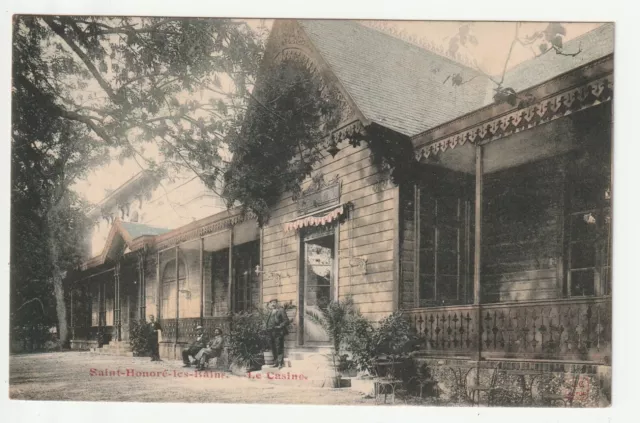 SAINT HONORE LES BAINS - Nievre - CPA 58 - le Casino