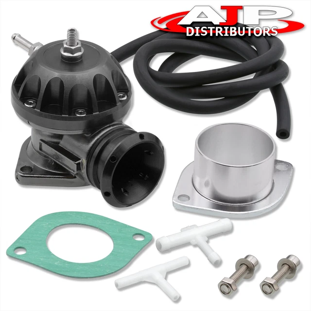 For Volvo Turbo Charger Piping Blow Off Valve Type-Rz Bov Black + Adapter Set