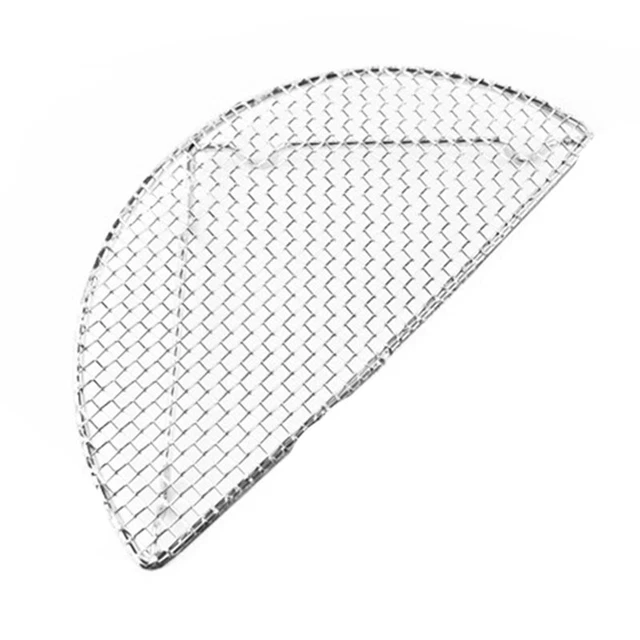 PRESSA HAMBURGER ACCIAIO inox per griglia padella piatta, 15 cm EUR 23