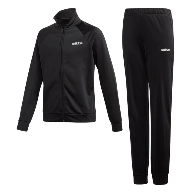Adidas Ragazze Entry Tuta Sotto Calcio Allenamento Top Giacca Età Nera