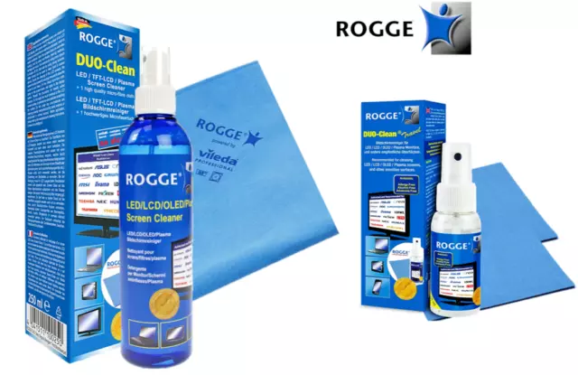 ROGGE DUO-Clean Set - 1x 250ml + 1x 50ml Screen Cleaner