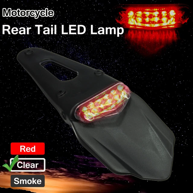Motorcycle Motorcross Tail Light Dirt Bike Fender LED ,Universal Enduro Off-Road