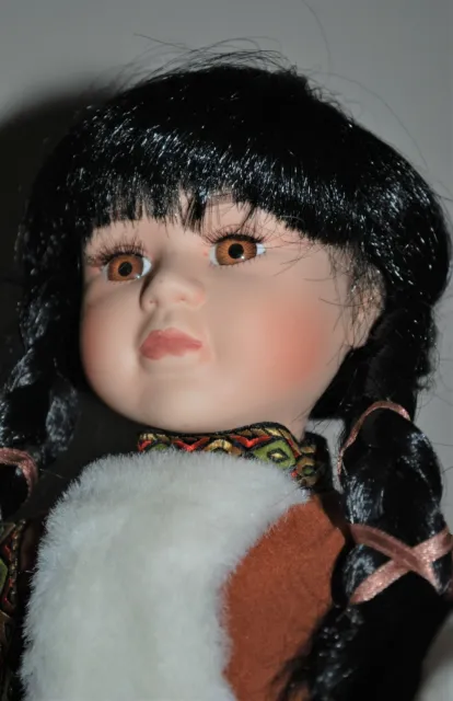 Native American Princess Porcelain Doll